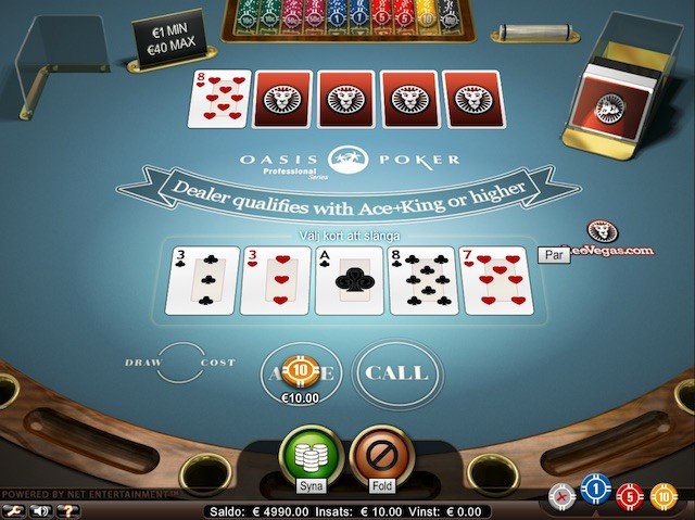 oasis poker